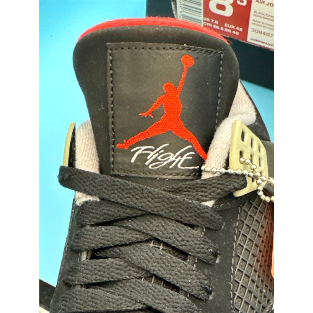 Air Jordan 4 2012 Retro Bred m8.5 w10 - Picture 11 of 15